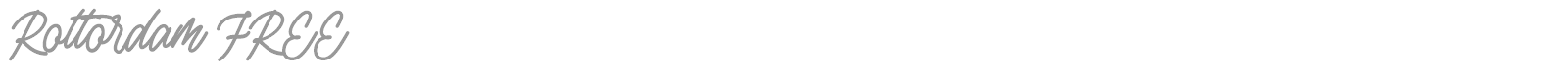 Rottordam font preview